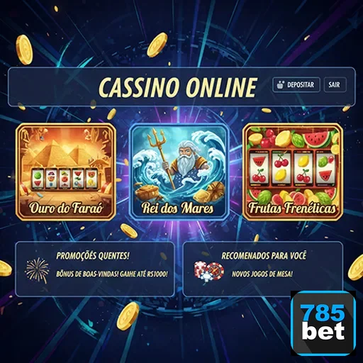 Promoções do cassino online 785bet, oferecendo oportunidades incríveis para apostadores.