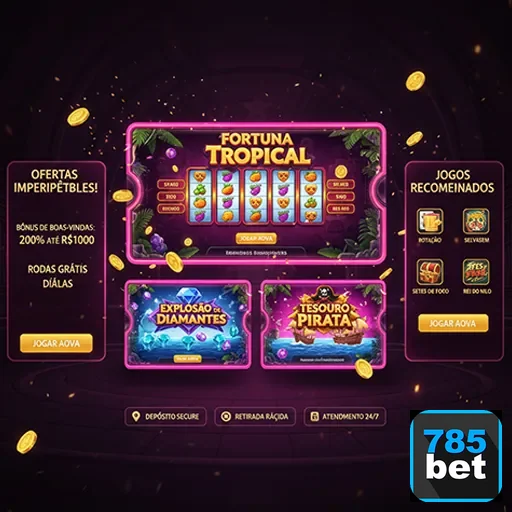 Imagem dos serviços VIP da Fortuna Tropical no site 785bet, destacando exclusividade e vantagens.