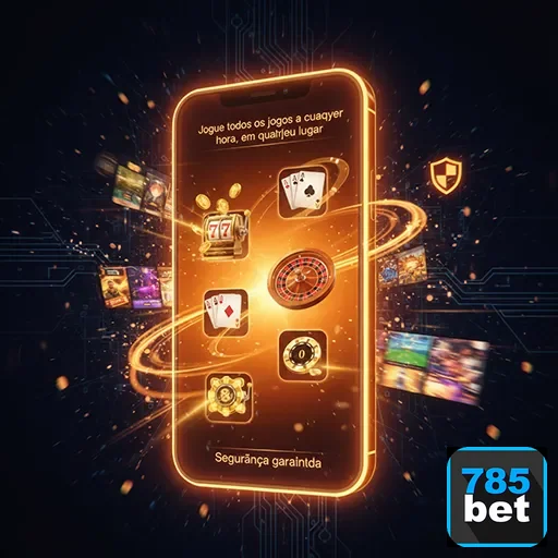 Imagem de jogos de cassino no mobile da 785bet, diversão e emoção na palma da sua mão.